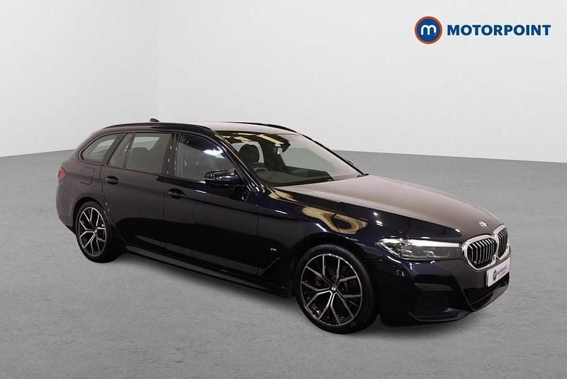 Black Used 2022 BMW 520 M Sport Estate | £26,849 (Super price) - Image 1/4