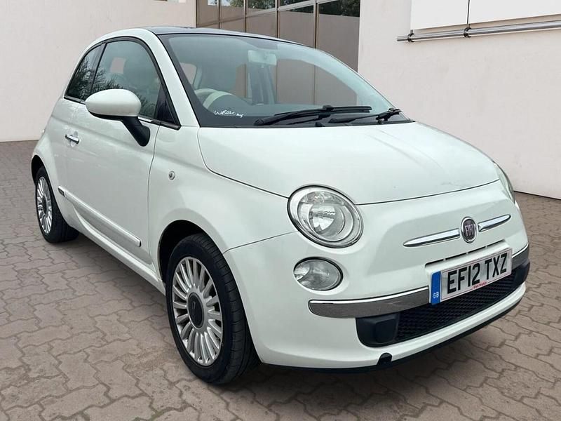 Used Fiat 500 Lounge 69 HP (50 kW) 2012 White Hatchback