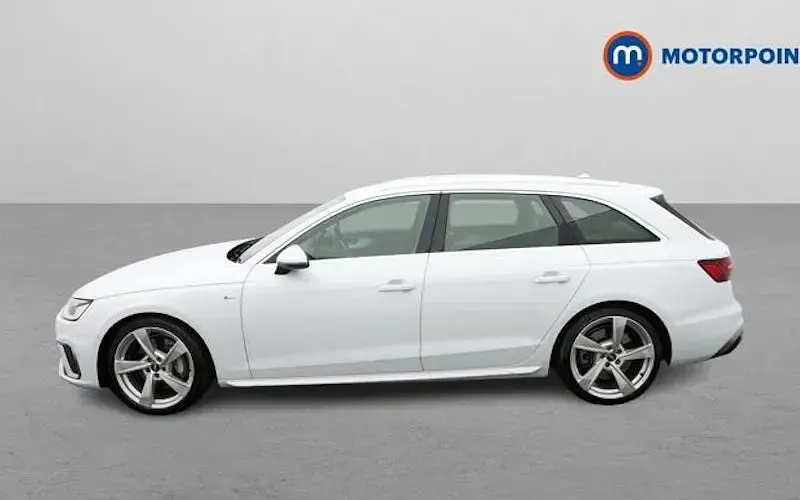 Used Audi A4 S-Line 245 HP (180 kW) 2019 White Estate