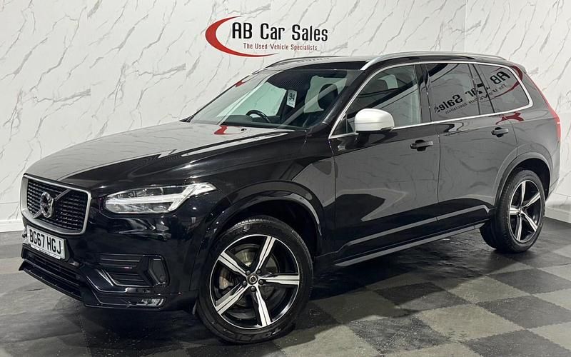 Black Used 2017 Volvo XC90 R-Design SUV | £23,299 (Fair price) - Image 1/3