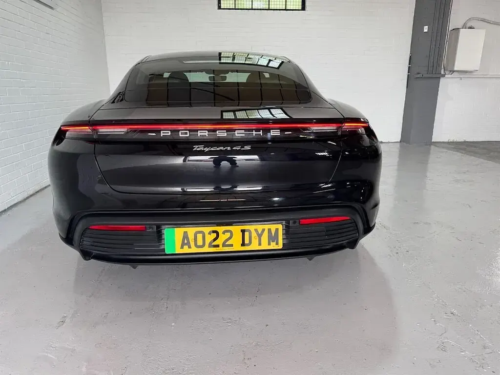 Used Porsche Taycan Performance Package 11 kW (15 HP) 2022 Black Sedan