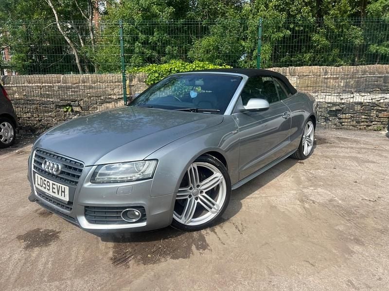 Used Audi A5 Cabriolet S-Line 211 HP (155 kW) 2009 Grey Cabriolet
