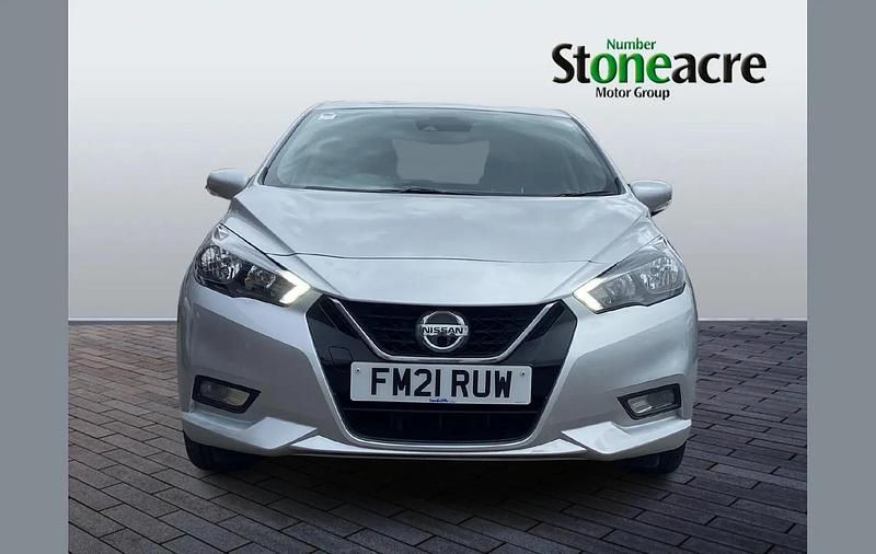 Used Nissan Micra Acenta 91 HP (66 kW) 2021 Silver Hatchback