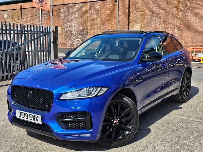 Second-hand Jaguar F-Pace R-Sport 180 CP (132 kW) 2019 Albastru SUV