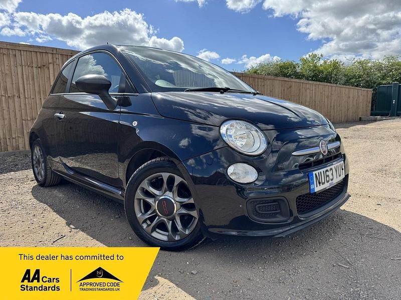 Used Fiat 500 S 69 HP (50 kW) 2013 Black Hatchback