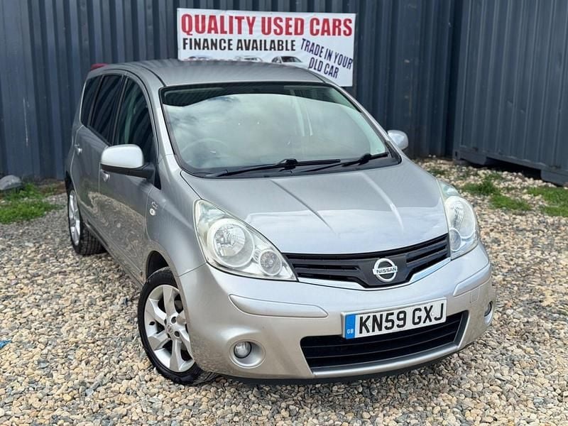 Silver Used 2009 Nissan Note N-TEC MPV | £1,790 (Expensive) - Image 1/4