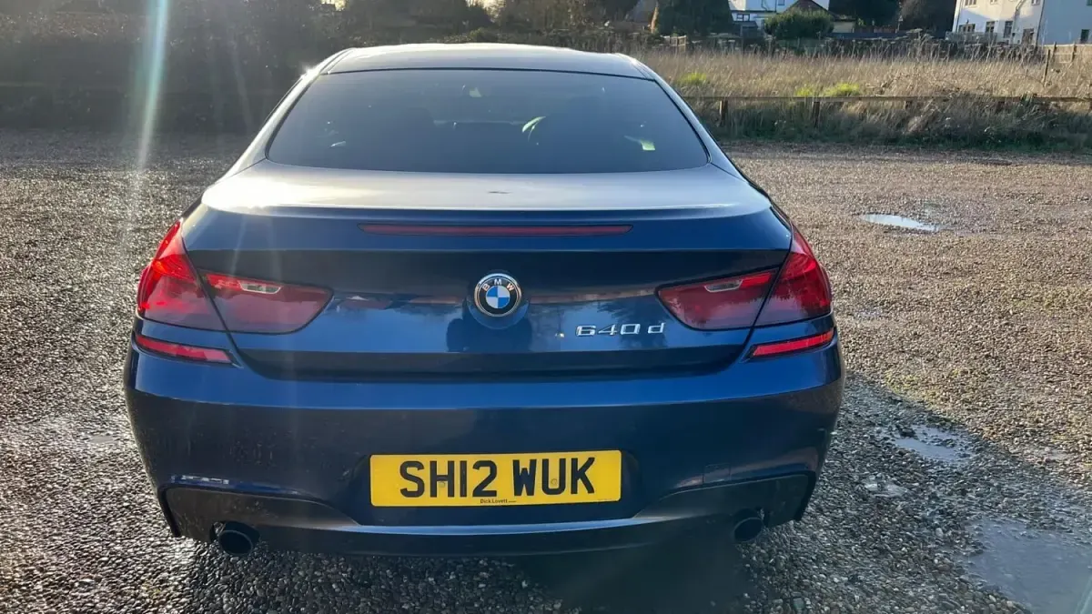 Begagnad BMW 640 M Sport 2012 Blå Sportkupé
