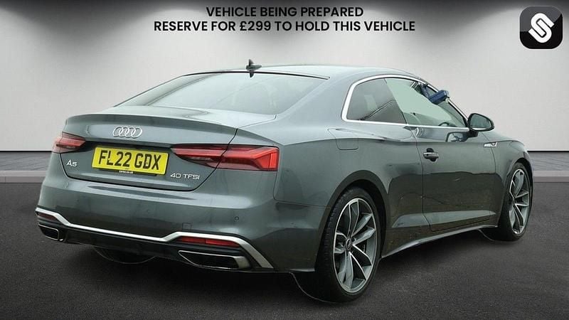 Used Audi A5 S-Line 204 HP (150 kW) 2022 Daytona gray pearl effect/daytona gray pearl effec Coupe