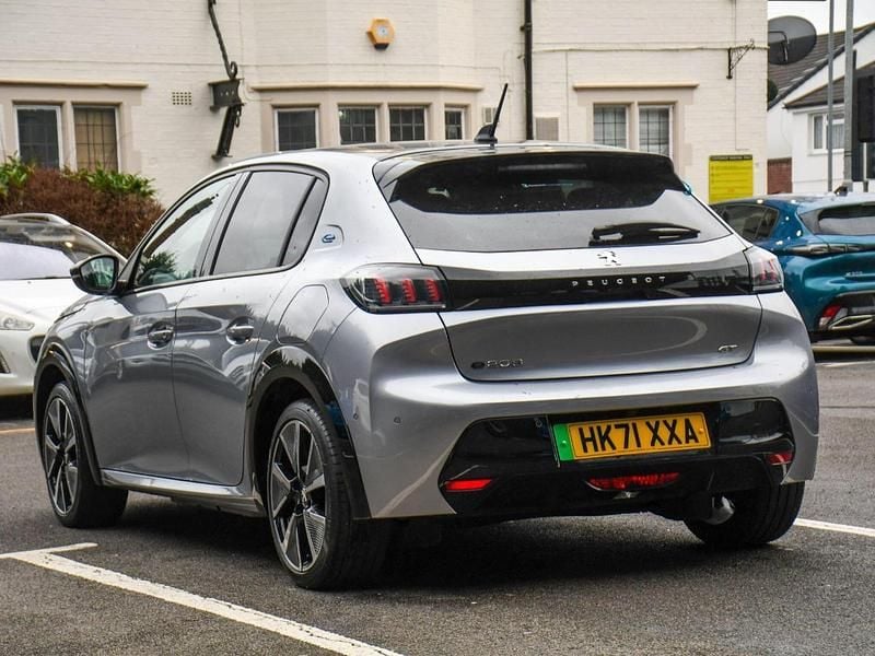 Used Peugeot e-208 GT 98 kW (134 HP) 2021 Grey Hatchback