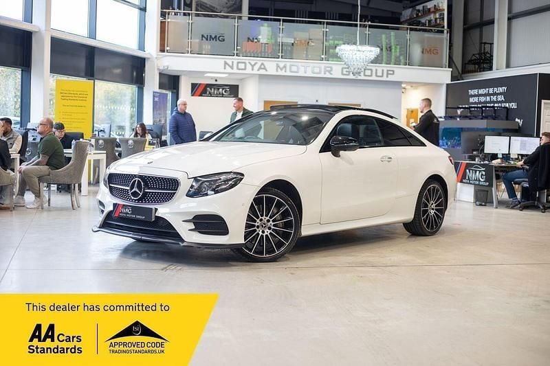 White Used 2020 Mercedes E400 AMG Line Premium Plus Coupe | £29,990 (Fair price) - Image 1/4