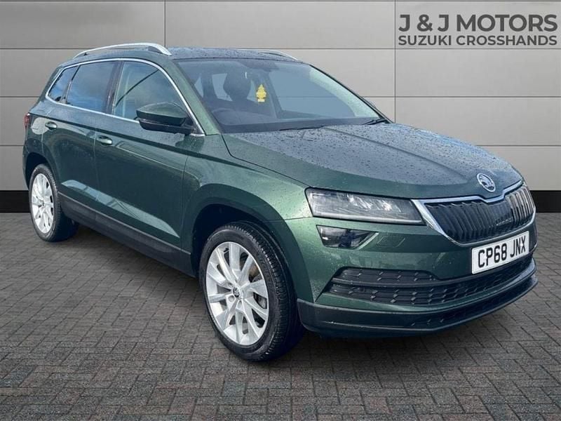 Green Used 2018 Skoda Karoq SE L SUV | £14,995 (Fair price) - Image 1/4