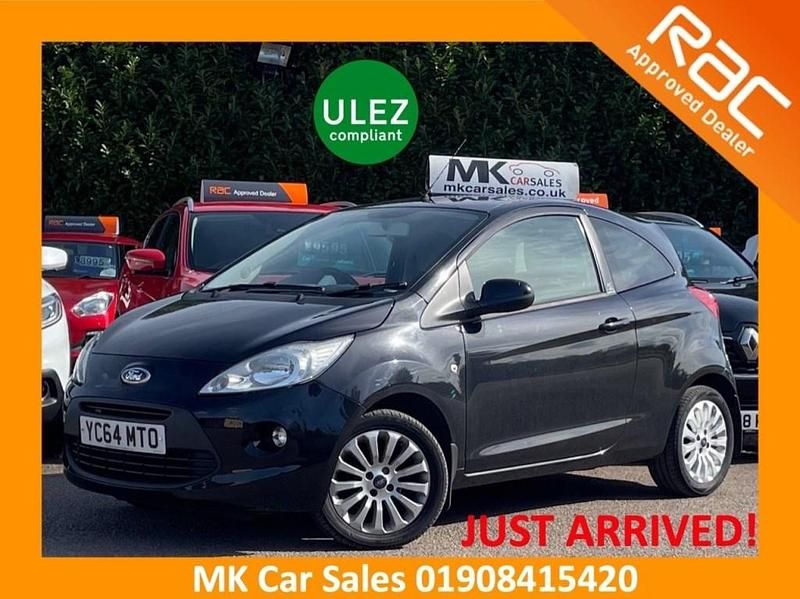 Black Used 2014 Ford Ka Zetec Hatchback | £3,295 (Fair price) - Image 1/3