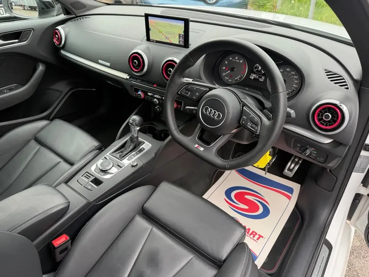 Used Audi S3 Sportback Black Edition 2017 White Hatchback