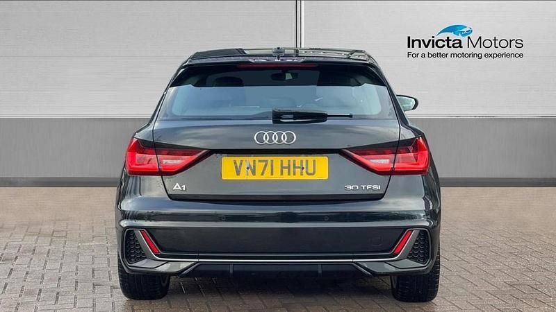 Used Audi A1 S-Line 110 HP (80 kW) 2021 Black Hatchback