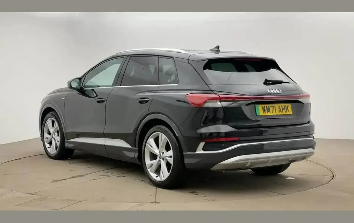 Used Audi Q4 e-tron S-Line 150 kW (204 HP) 2022 Black SUV