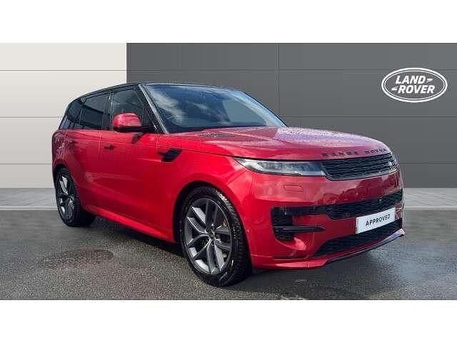 Red Used 2023 Land Rover Range Rover Sport SE Dynamic SUV | £68,095 (Fair price) - Image 1/4