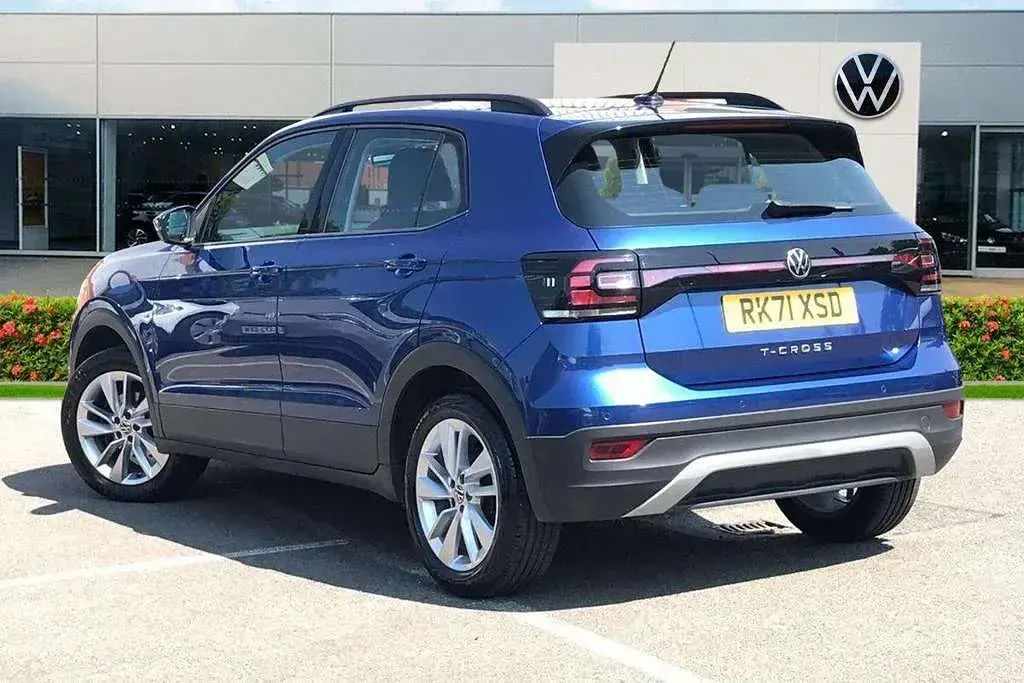 Used VW T-Cross SE 95 HP (69 kW) 2021 Blue SUV