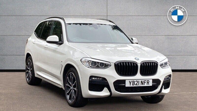 White Used 2021 BMW X3 M Sport SUV | £28,580 (Super price) - Image 1/4