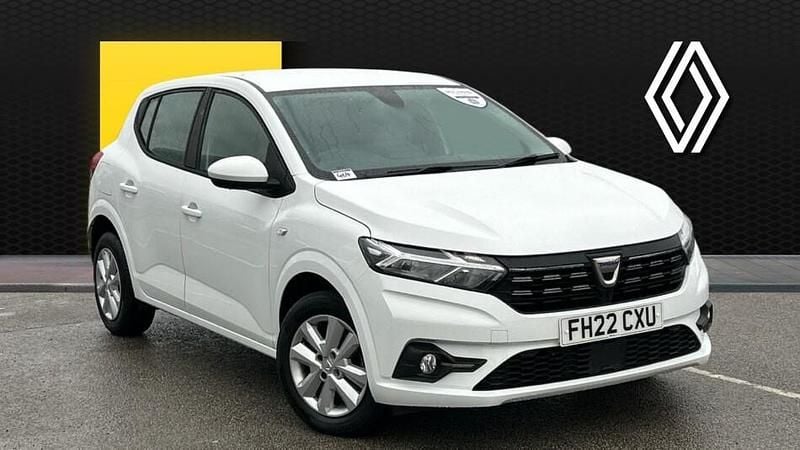 White Used 2022 Dacia Sandero Comfort Hatchback | £9,990 (Good price) - Image 1/3