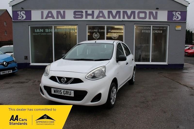 Used Nissan Micra Visia 2015 White Hatchback