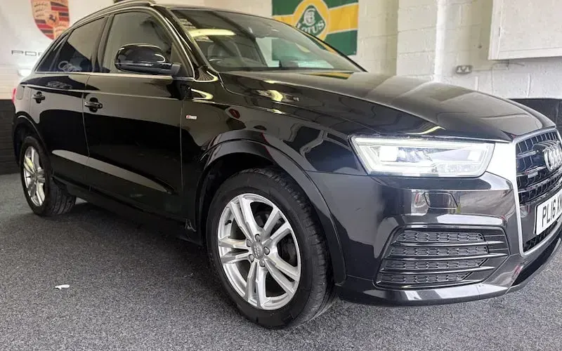 Used Audi Q3 S-Line 150 HP (110 kW) 2016 Black SUV