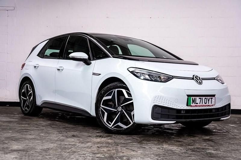 Used VW ID.3 Pro Performance 150 kW (204 HP) 2021 White Hatchback