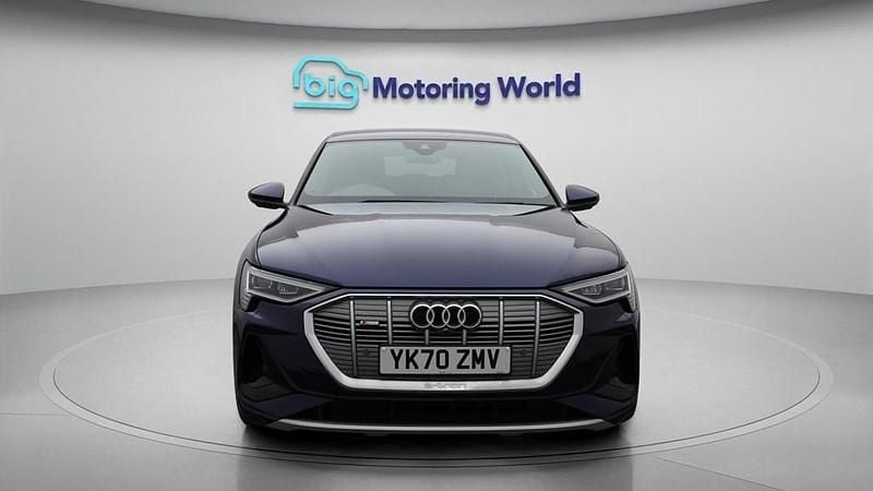 Used Audi e-tron S-Line 300 kW (408 HP) 2020 Blue SUV