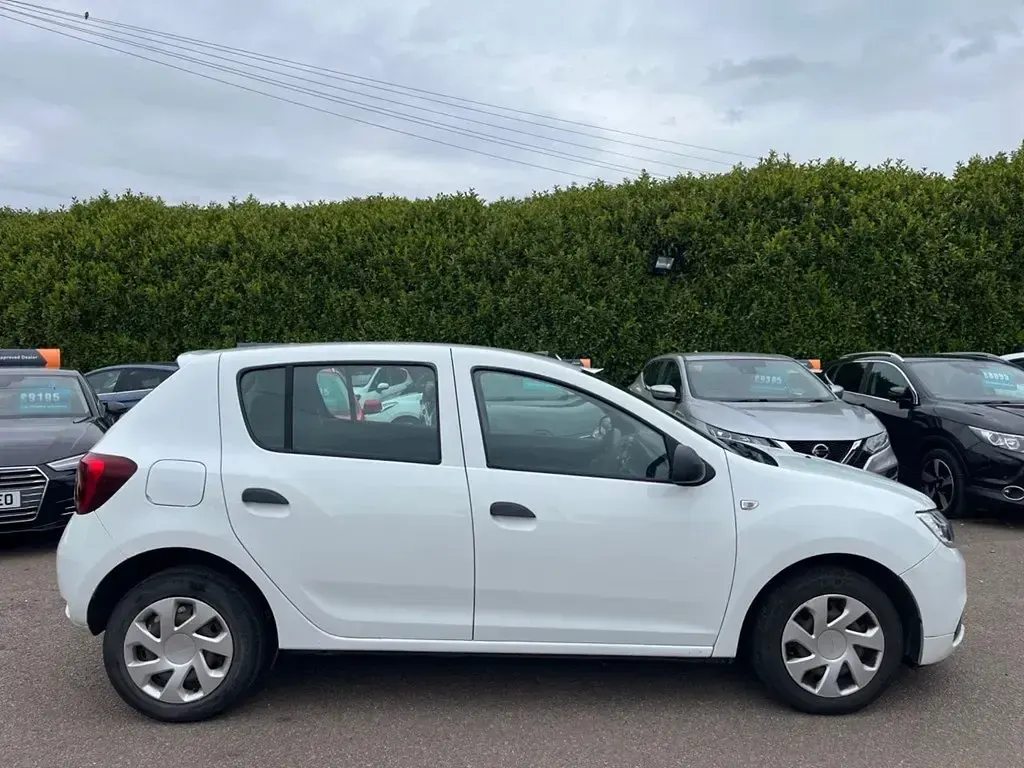 Begagnad Dacia Sandero Ambiance 75 HK (55 kW) 2017 Vit Halvkombi