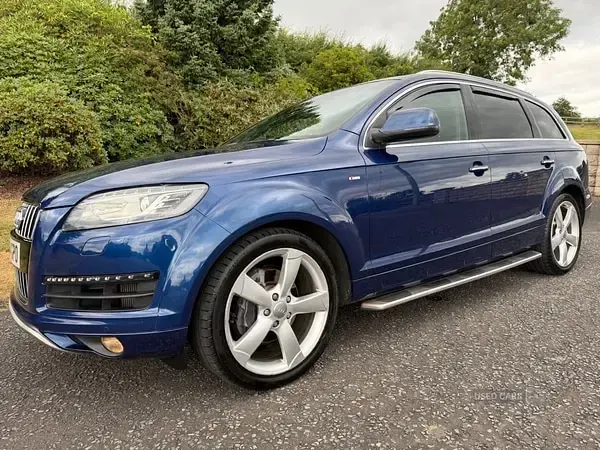 Used Audi Q7 S-Line 245 HP (180 kW) 2014 Blue SUV