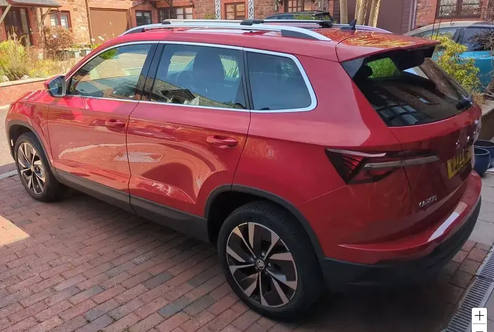 Used Skoda Karoq SE L 150 HP (110 kW) 2022 Red SUV