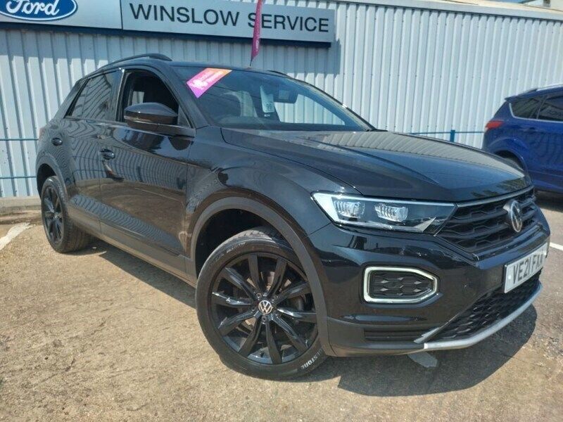 Black Used 2021 VW T-Roc Black Edition SUV | £19,500 (Fair price) - Image 1/4