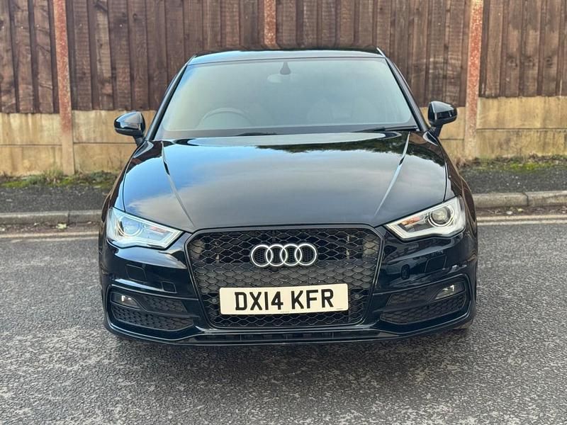 Used Audi A3 Sportback S-Line 2014 Black Hatchback