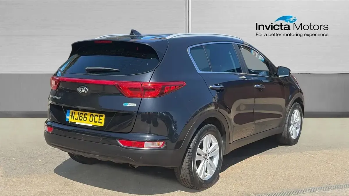 Used Kia Sportage 114 HP (83 kW) 2016 Phantom black SUV