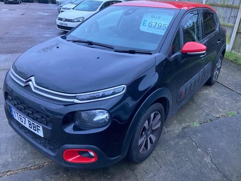Black Used 2017 Citroën C3 Flair Hatchback | £6,791 (Fair price) - Image 1/4