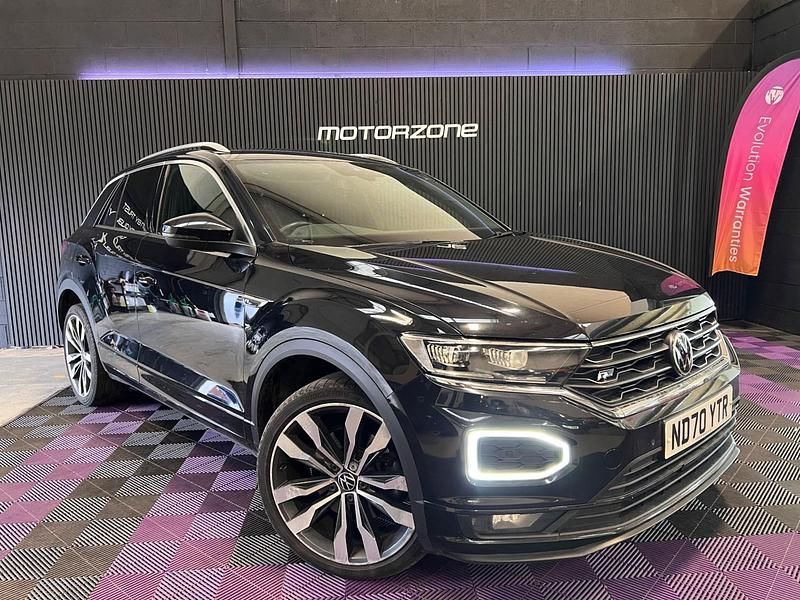Used VW T-Roc R-line 150 HP (110 kW) 2021 Black SUV