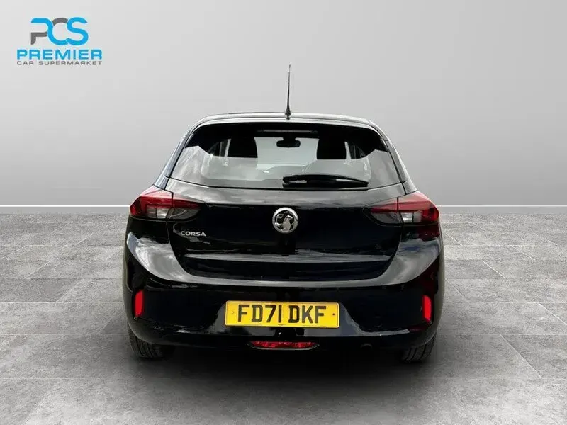 Used Vauxhall Corsa Edition 75 HP (55 kW) 2022 Black Hatchback