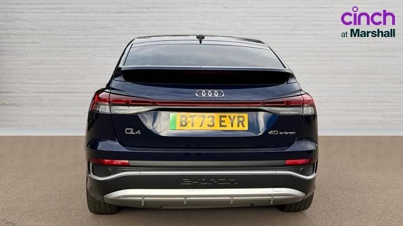 Used Audi Q4 e-tron S-Line 150 kW (204 HP) 2023 Blue SUV