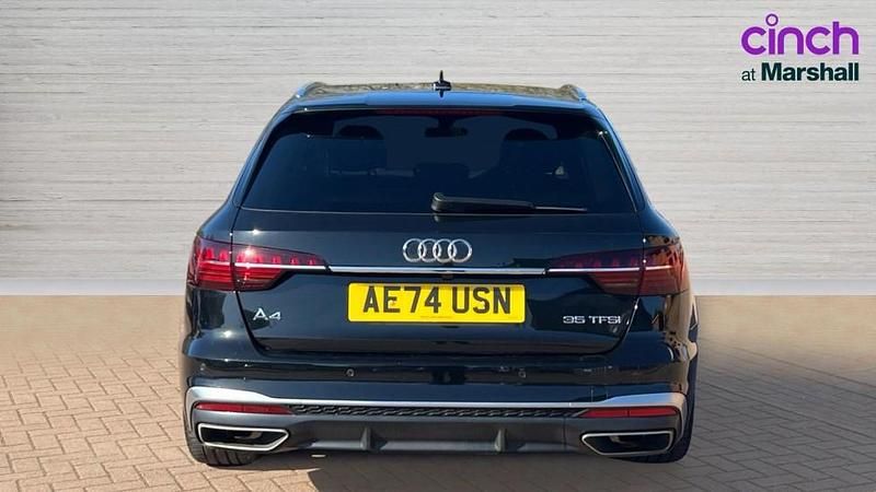 Used Audi A4 S-Line 150 HP (110 kW) 2024 Black Estate