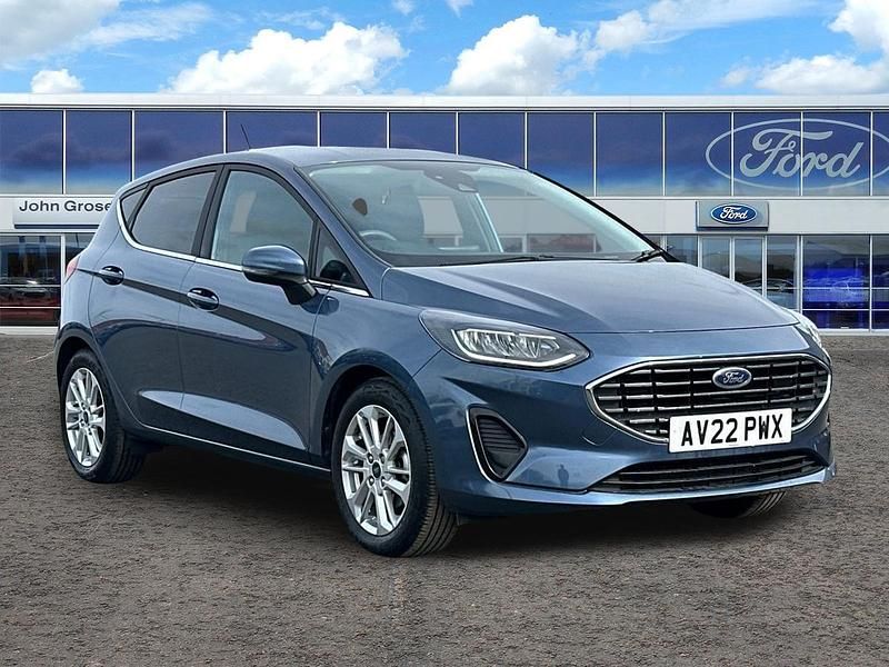 Usado Ford Fiesta Titanium 2022 Azul Citadino