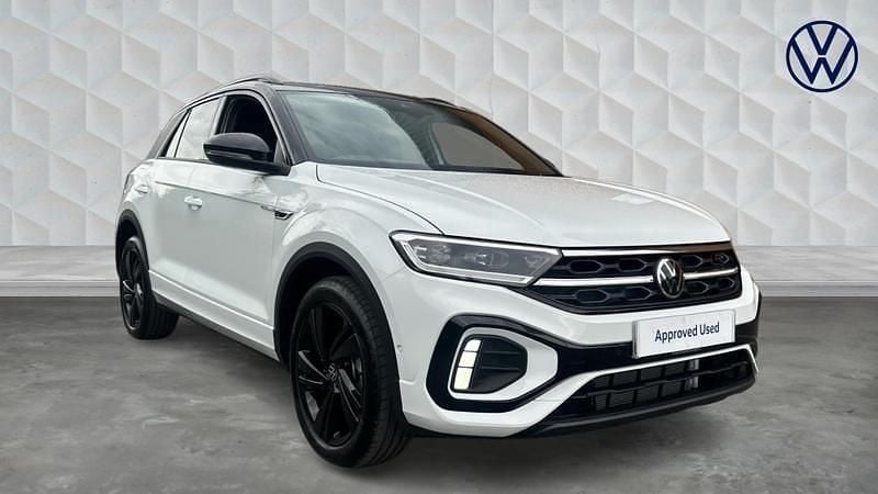 White Used 2025 VW T-Roc Black Edition SUV | £31,600 - Image 1/4