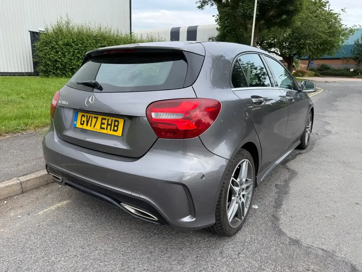 Used Mercedes A200 AMG Line Premium 136 HP (100 kW) 2017 Grey Hatchback