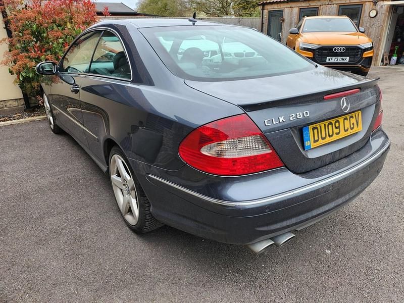 Used Mercedes CLK280 2009 Grey Coupe