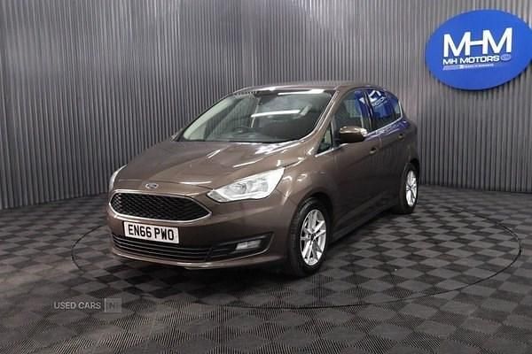 Used Ford C-MAX Zetec 120 HP (88 kW) 2016 Brown MPV