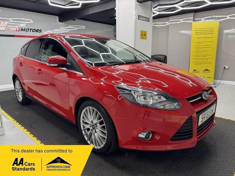 Red Used 2013 Ford Focus Zetec Hatchback | £2,490 (Good price) - Image 1/4