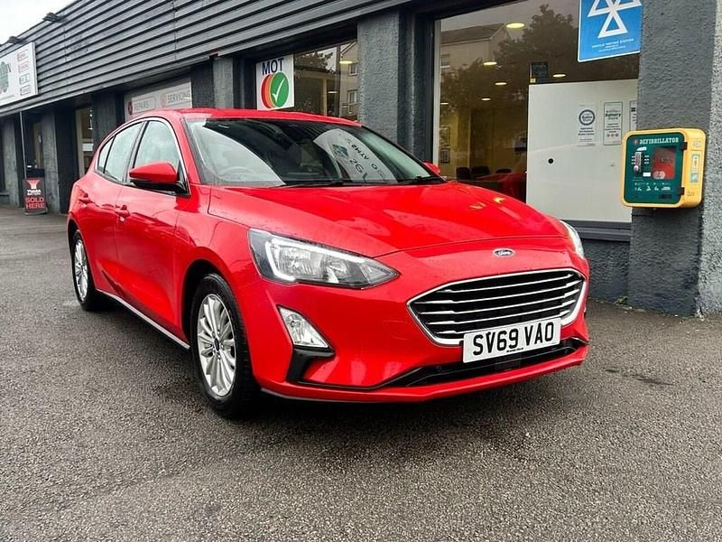 Red Used 2019 Ford Focus Titanium Hatchback | £7,995 (Good price) - Image 1/4