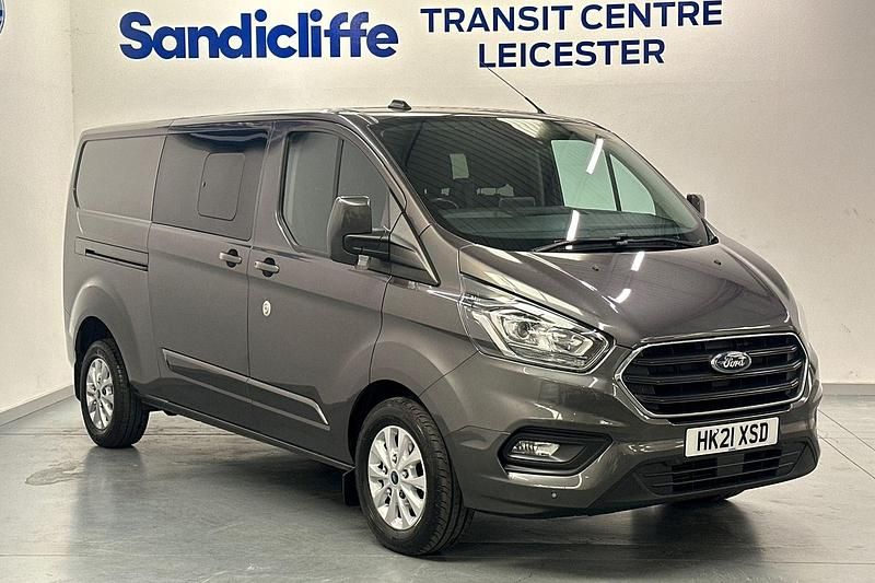 Grey Used 2021 Ford Transit Custom Limited Van | £19,900 (A bit pricey) - Image 1/4
