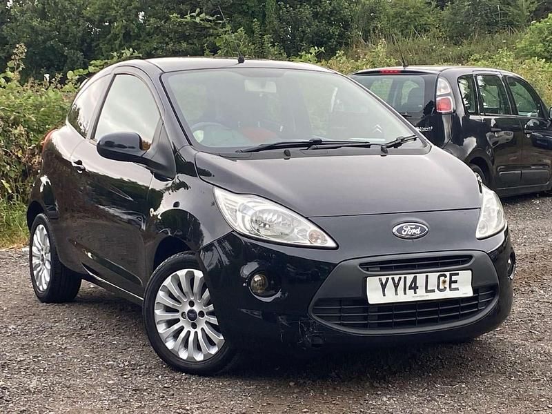 Black Used 2014 Ford Ka Zetec Hatchback | £2,395 (Fair price) - Image 1/4