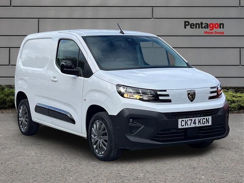 White Used 2024 Peugeot Partner S Van | £17,995 (Expensive) - Image 1/4