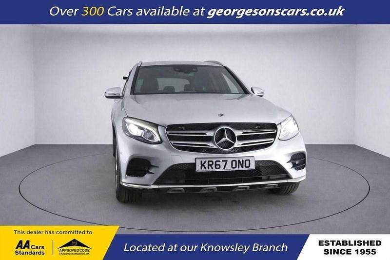Used Mercedes GLC220 AMG line 170 HP (125 kW) 2017 Silver SUV