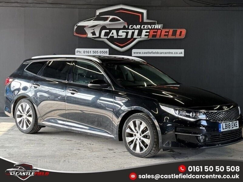 Black Used 2018 Kia Optima 3 Estate | £10,495 (Fair price) - Image 1/4